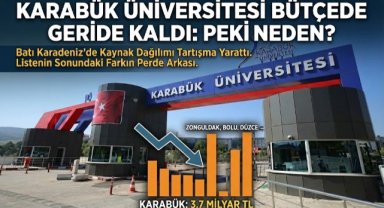 Karabük Üniversitesi bütçede geride kaldı!