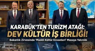 KBÜ Rektörü Kırışık'tan Kültür ve Turizm Bakan Yardımcılarına Ziyaret