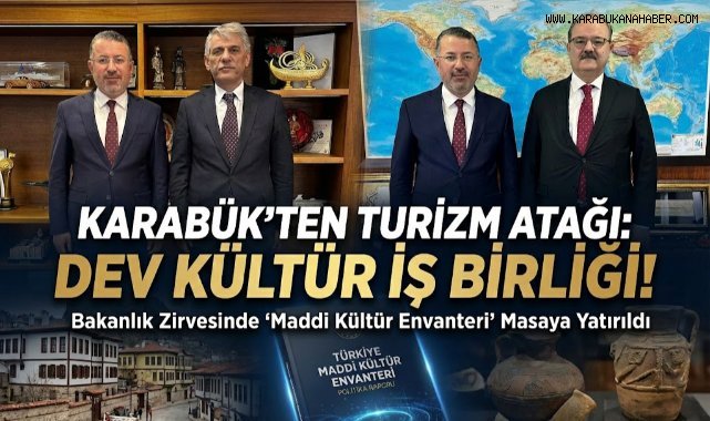 KBÜ Rektörü Kırışık'tan Kültür ve Turizm Bakan Yardımcılarına Ziyaret