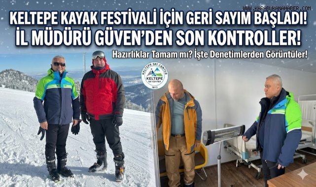 Keltepe Kayak Festivali Öncesi Hazırlıklar Yerinde İncelendi