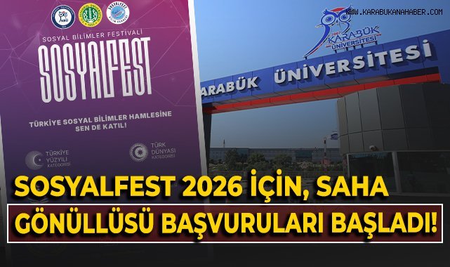 SosyalFest 2026 için Saha Gönüllüsü Başvuruları Başladı