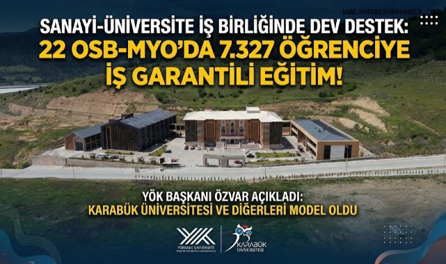 Erol Özvar: “OSB-MYO Modeli Büyümeye Devam Ediyor”