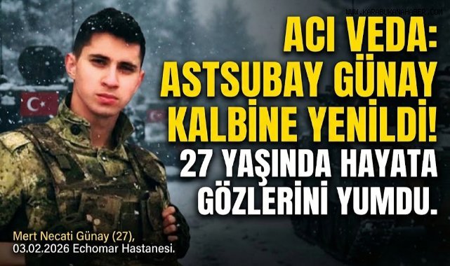Genç astsubay kalbine yenik düştü