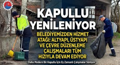 Karabük Belediyesi’nden Kapullu Mahallesi’nde Yoğun Mesai