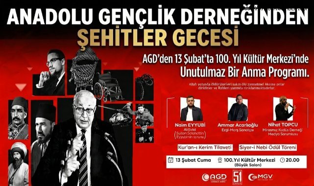 Karabük'te büyük şehitler gecesi!