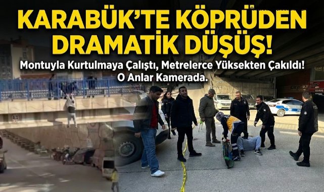 Karabük’te Köprüden Atlamak İsteyen Şahıs Yaralandı