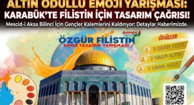 Karabük’te “Özgür Filistin” Temalı Emoji Tasarım Yarışması Düzenleniyor