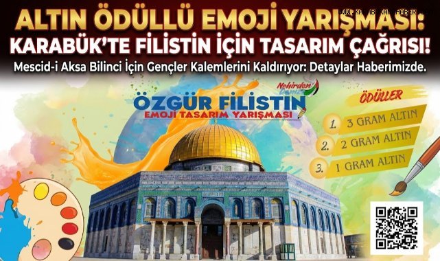 Karabük’te “Özgür Filistin” Temalı Emoji Tasarım Yarışması Düzenleniyor