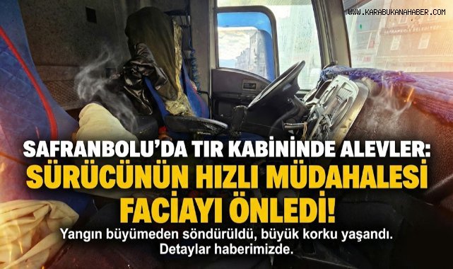 Karabük'te taşıdığı sularla yangının büyümesini engelledi!
