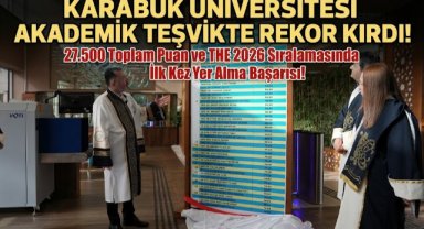 Karabük Üniversitesi 2025 Akademik Teşvikte Rekor Kırdı