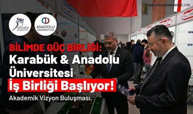 KBÜ ile Anadolu Üniversitesi Arasında Akademik İş Birliği