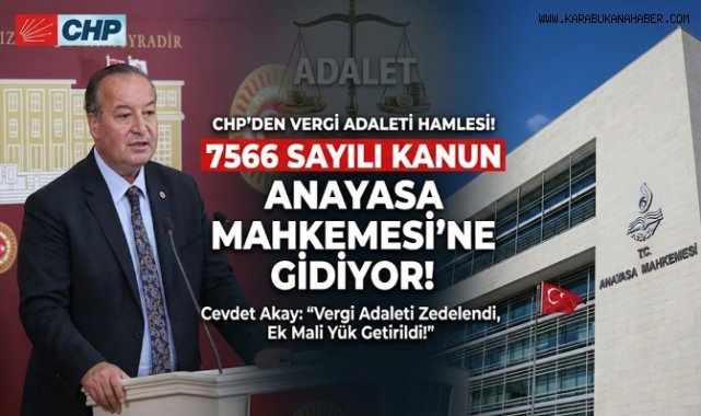 Milletvekili Cevdet Akay'dan AYM'ye Başvuru Açıklaması