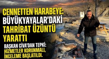 Parklardan sonra mesire alanına da zarar verdiler