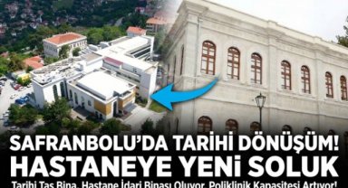 Safranbolu Devlet Hastanesine ek idari hizmet binası tahsis edildi