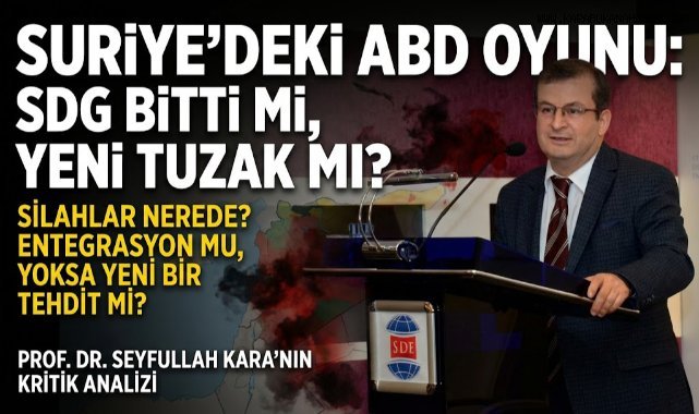 SURİYE'DE ENTEGRASYON SORUNU VE DİKKAT EDİLMESİ GEREKEN HUSUSLAR