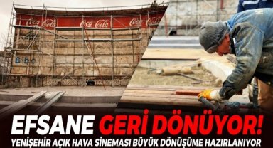 Yenişehir Açık Hava Sineması Yeniden Canlanıyor