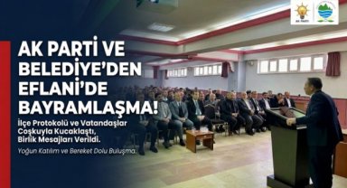 Eflani’de Bayramlaşma Programı Yoğun Katılımla Gerçekleştirildi