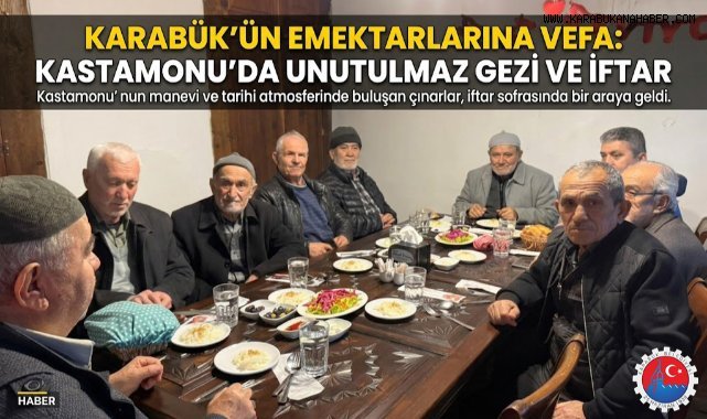 Karabük Belediyesi'nden Emektarlara Kültür Gezisi