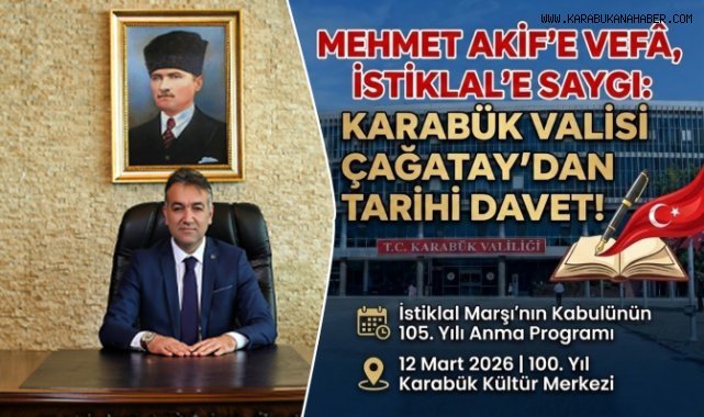 Karabük’te İstiklal Marşı’nın Kabulünün 105. Yılı Programı Düzenlenecek