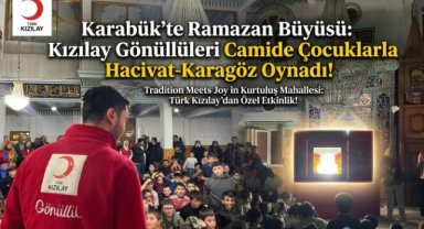 Kızılay'dan Camide Çocuklara Ramazan Etkinliği