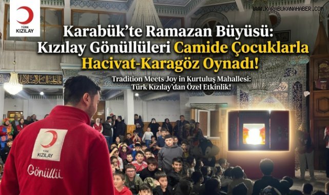 Kızılay'dan Camide Çocuklara Ramazan Etkinliği