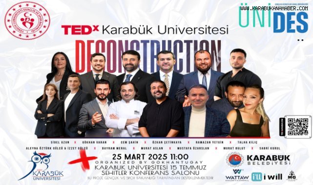 TEDx Karabük Üniversitesi’nde Geri Sayım: Cem Şahin ve Özkan Çetinkaya Konuşmacı Olacak