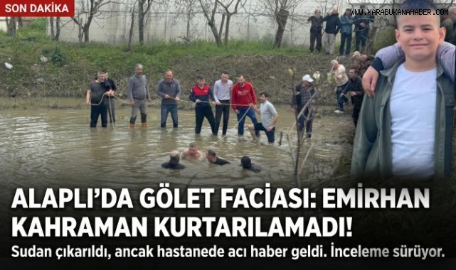Alaplı’da Gölete Düşen 12 Yaşındaki Çocuk Hayatını Kaybetti