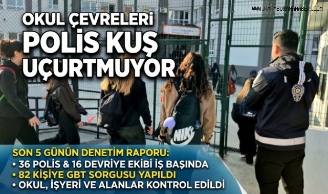 Bartın’da Okul Çevrelerinde Sıkı Güvenlik: 36 Polis Görevde