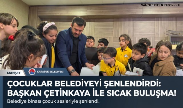 Belediye Binası Çocuk Sesleriyle Şenlendi