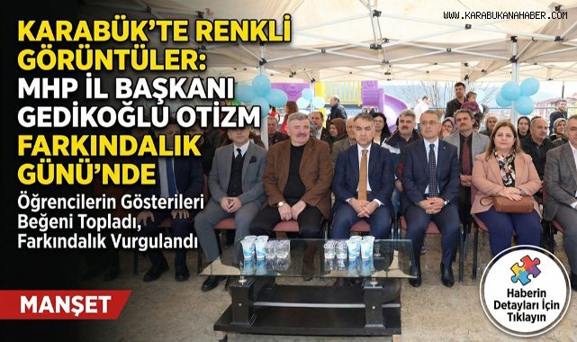 Gedikoğlu’ndan Otizm Farkındalığına Destek