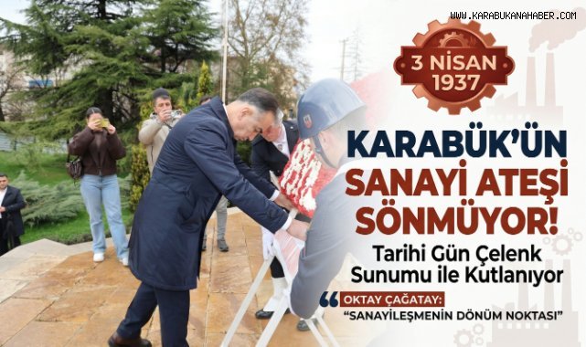Karabük’te 89. yıl kutlamaları çelenk sunma töreniyle başladı