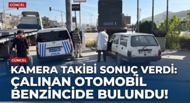 Karabük’te Çalınan Otomobil Akaryakıt İstasyonunda Bulundu