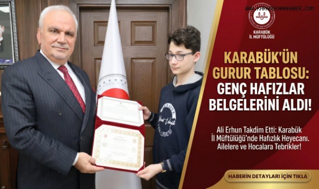 Karabük’te Hafızlık Belgesi Takdim Töreni Düzenlendi