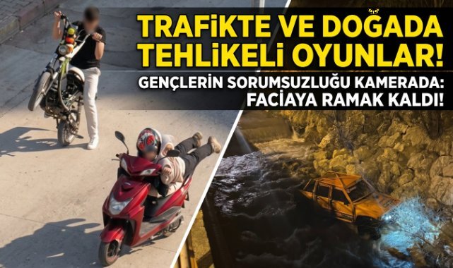 Karabük'te Tehlikeli Adrenalin Gösterileri Tepki Çekti