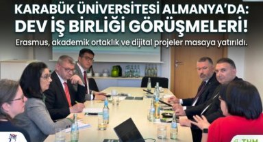 KBÜ Almanya’da akademik iş birliği görüşmeleri gerçekleştirdi