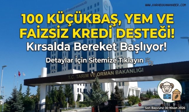 Küçükbaş Hayvancılığa Büyük Destek: Başvurular Başladı