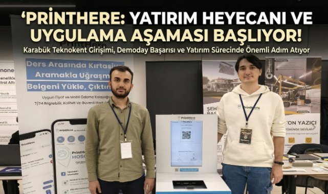 PrintHere Girişimi Yatırım Sürecinde Önemli Aşamaya Ulaştı