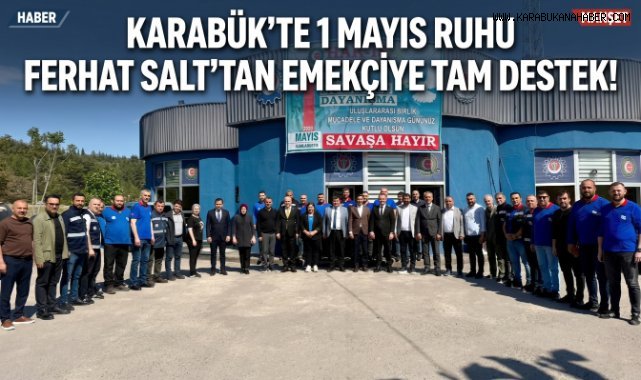 AK Parti Teşkilatından 1 Mayıs’ta Sendika Ziyareti