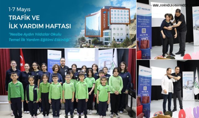 Medikar Hastanesi’nden Öğrencilere İlk Yardım Eğitimi