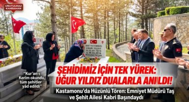 Şehit Polis Memuru Uğur Yıldız dualarla anıldı
