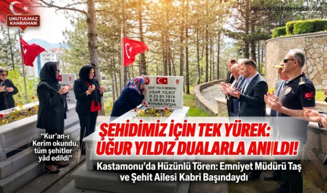 Şehit Polis Memuru Uğur Yıldız dualarla anıldı