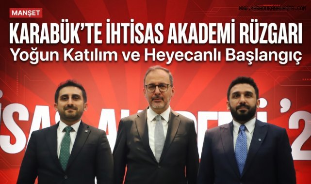 TÜGVA Karabük’te “İhtisas Akademi” Programı Yoğun Katılımla Başladı