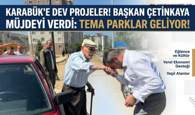 BAŞKAN ÇETİNKAYA TEMA PARK PROJELERİNİ İNCELEDİ KARABÜK’E DÖRT YENİ TEMA PARK DAHA KAZANDIRILIYOR