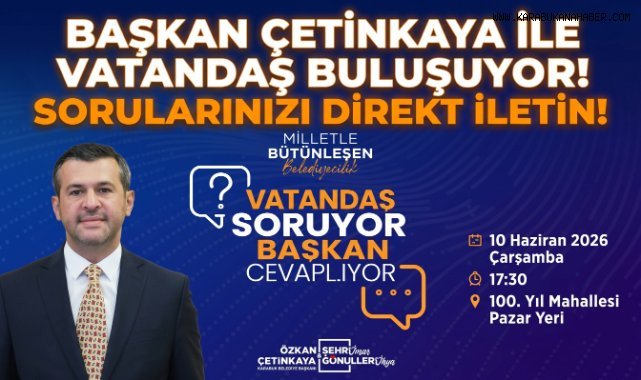 Başkan Çetinkaya, “Vatandaş Soruyor, Başkan Cevaplıyor” Prog