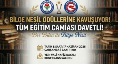 Bir Bilen ile Bilge Nesil Projesi Ödül ve Kapanış Programı Düzenleniyor