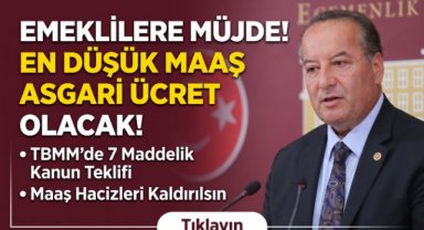 CHP'li Cevdet Akay'dan Emekliler İçin Kanun Teklifi