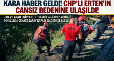 Filyos Çayı'nda akıntıya kapılan Erten'in cansız bedenine ulaşıldı