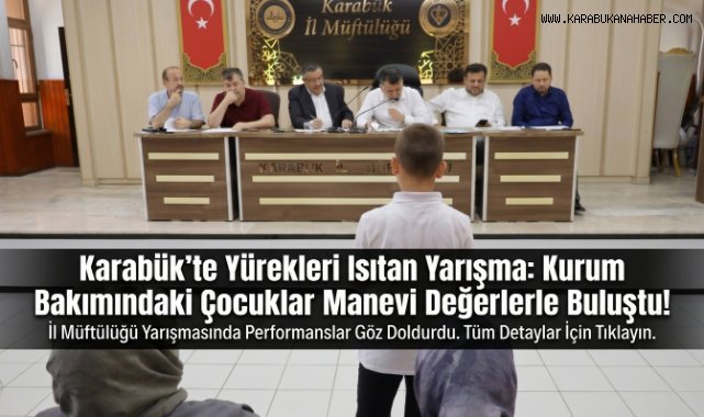 İL MÜFTÜLÜĞÜNDE “ŞİİR OKUMA VE HADİS EZBERLEME YARIŞMASI” DÜZENLENDİ