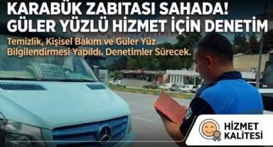 Karabük Belediyesi'nden Toplu Taşımada Nezaket ve Temizlik Denetimi