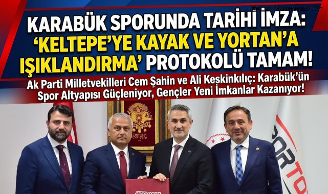 Karabük’e Spor Yatırımı Müjdesi: Keltepe’ye Kayak Eğitim Merkezi Yapılacak